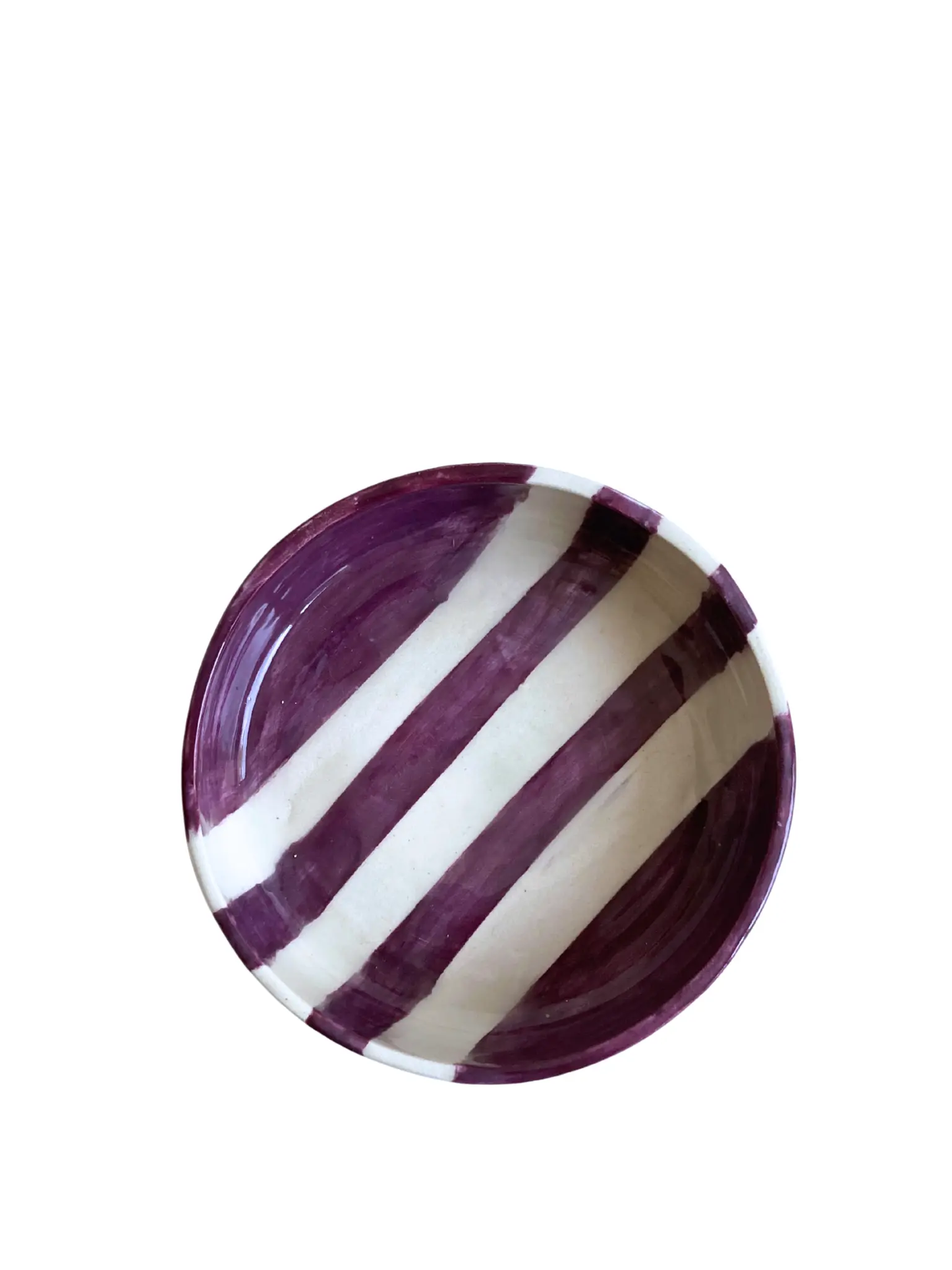 Bobun Rayure Aubergine TARTINE HAP CERAMIQUE