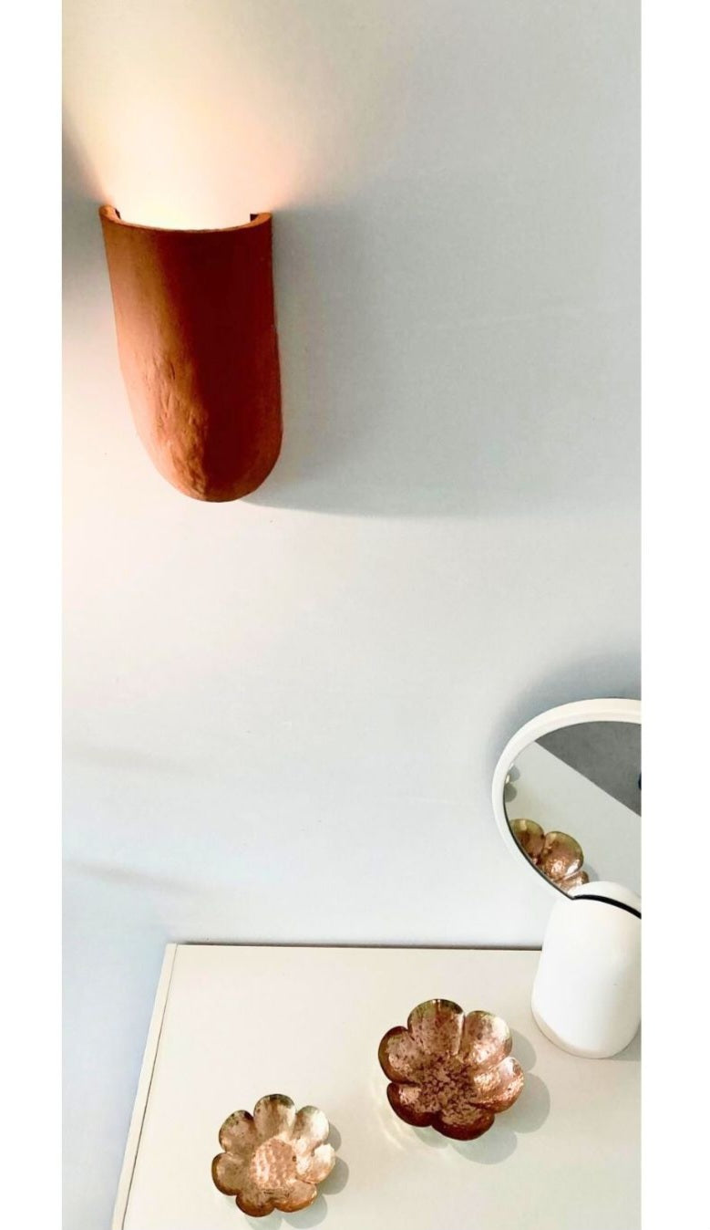 ONDINE - Applique murale | Terracotta Grès Chamotté