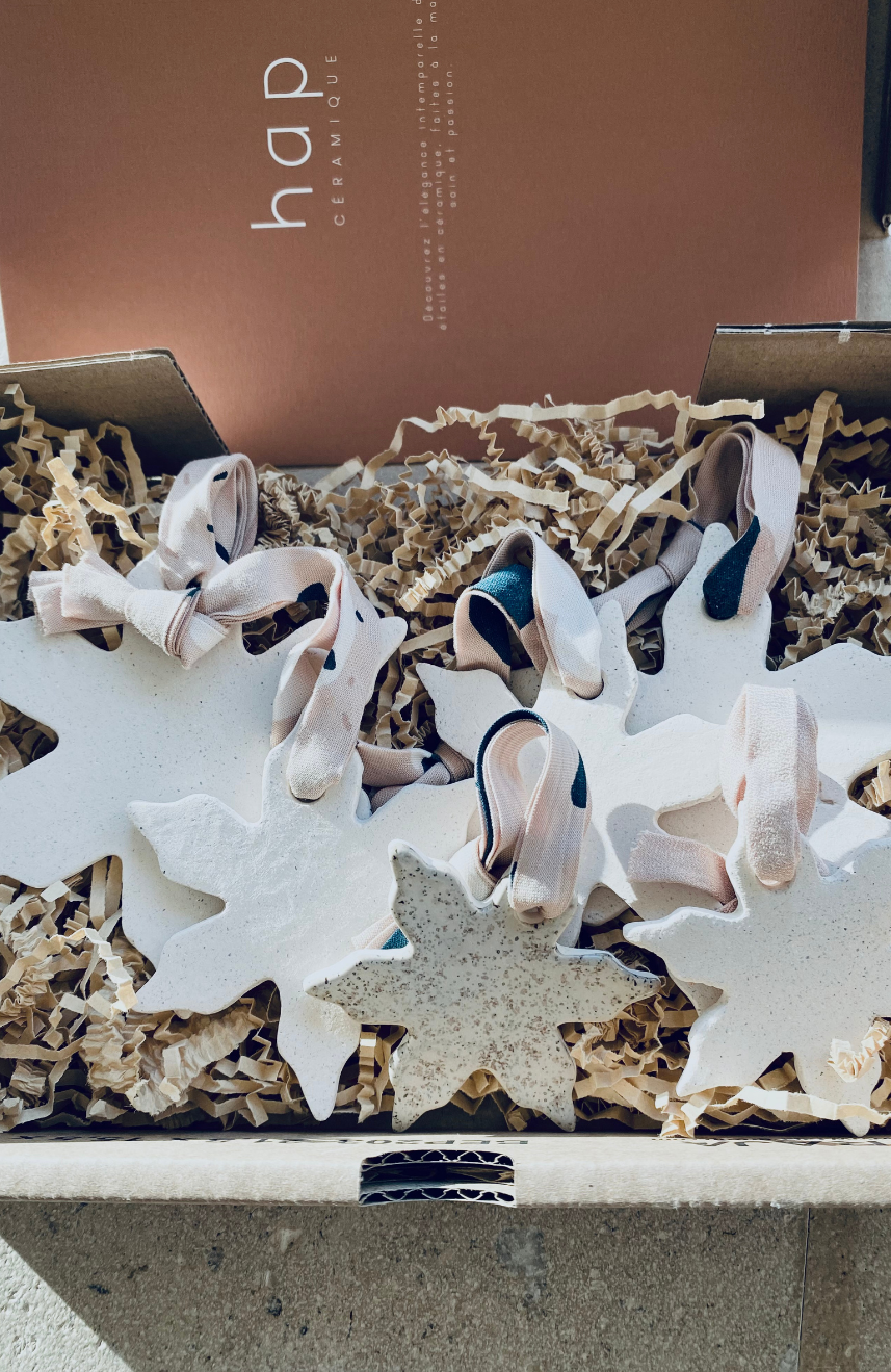 ETOILE EN CERAMIQUE EN GRES - HAP CERAMIQUE