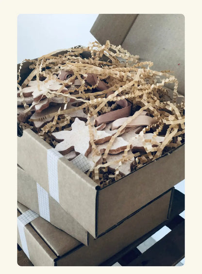 Etoile en ceramique blanche faience pour decoration sapin de noel 