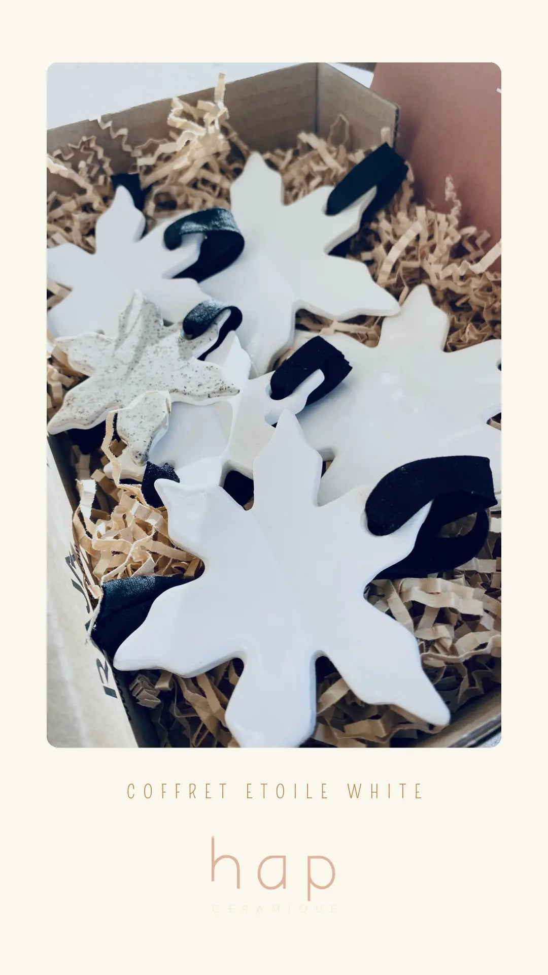 Etoile en céramique aritisanale hap ceramique uzes 