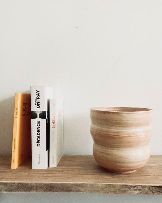 Vase ondulé dune Hap ceramique uzes