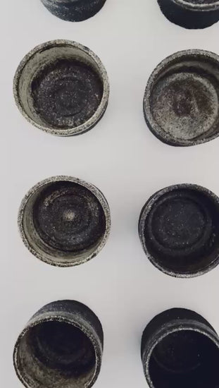 TASSE A CAFE NOIR GRES HAP CERAMIQUE