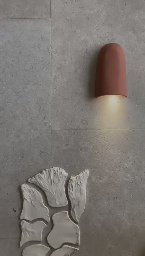  Ondine Terracotta Applique murale luminaire hap ceramique uzes 